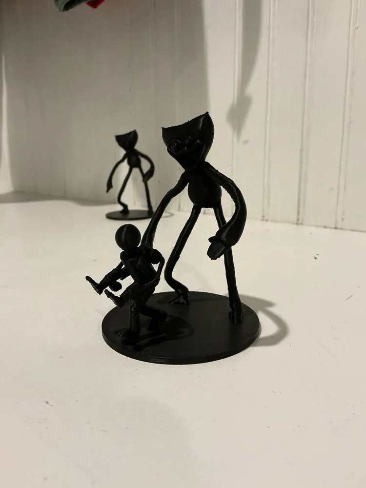 Huggy Wuggy Chasing Player Statue - Free 3D Print Model - MakerWorld