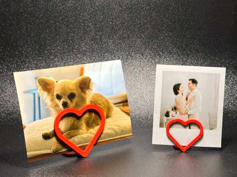 CUORE porta foto cornice san Valentino regalo