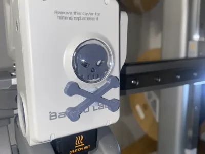 skull and bones extruder knob for a1/mini