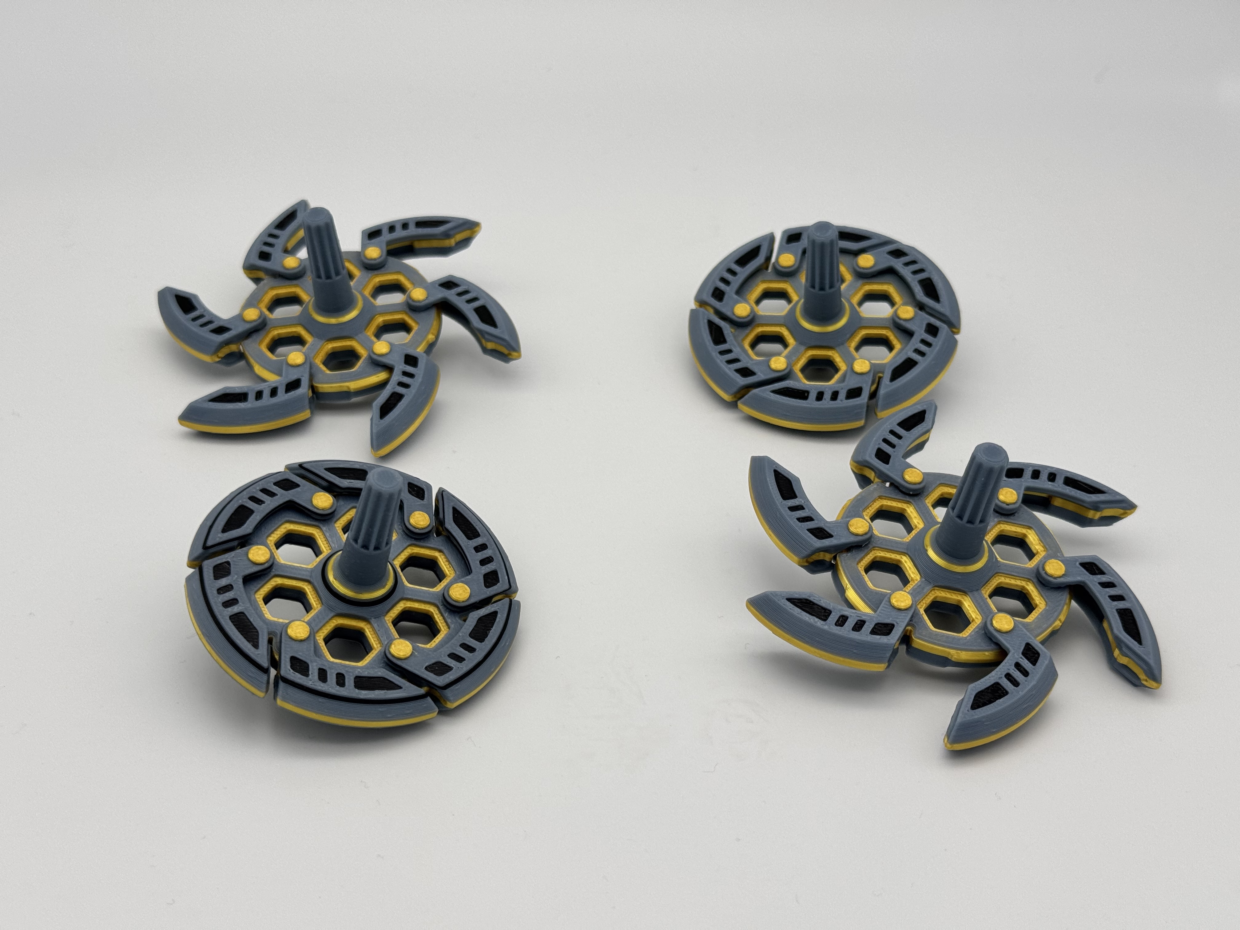 Miniatura 1 do modelo 3D 解压磁力爆甲陀螺