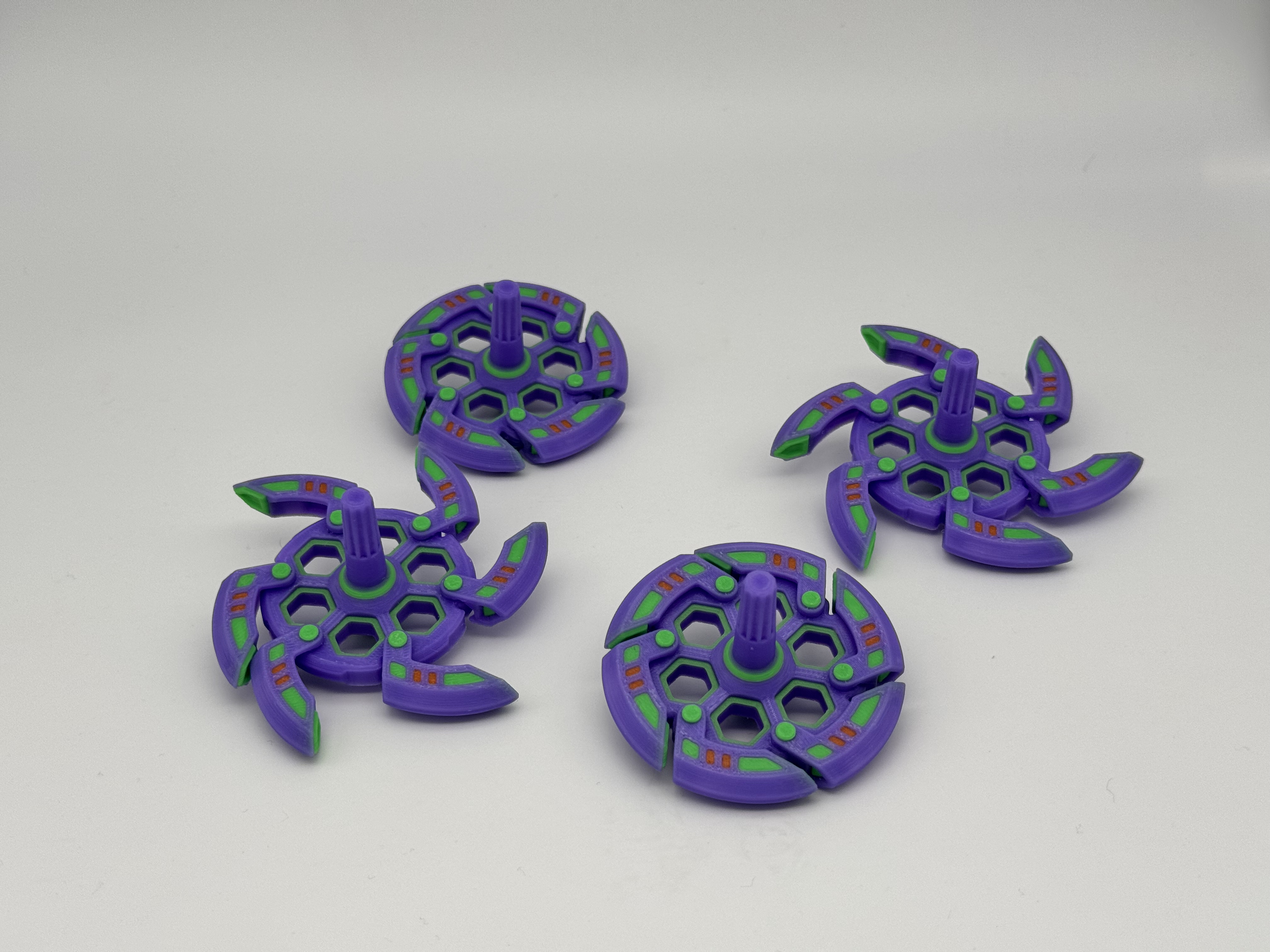 Miniatura 2 do modelo 3D 解压磁力爆甲陀螺