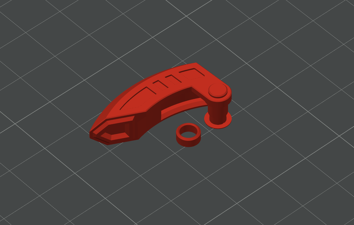Miniatura 4 do modelo 3D 解压磁力爆甲陀螺