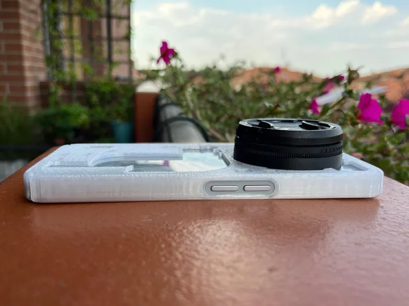 nothing 3a pro cover with 55mm filter lens adapter