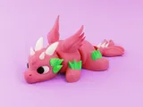 Артикулирана фигурка Pink Cutie Dragon