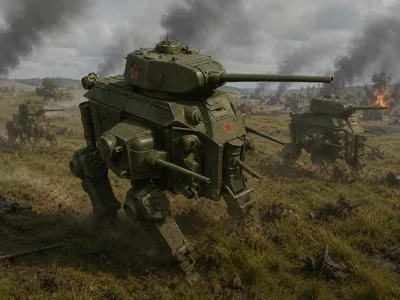 T-34 KSH Triarkh Heavy Assault Walker Tank