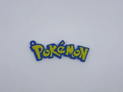 Pokemon Logo Keychain
