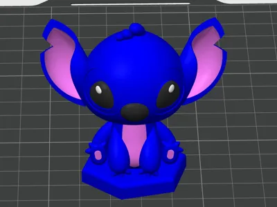 Stitch Keychain for Multi-Color Printing AMS Lite