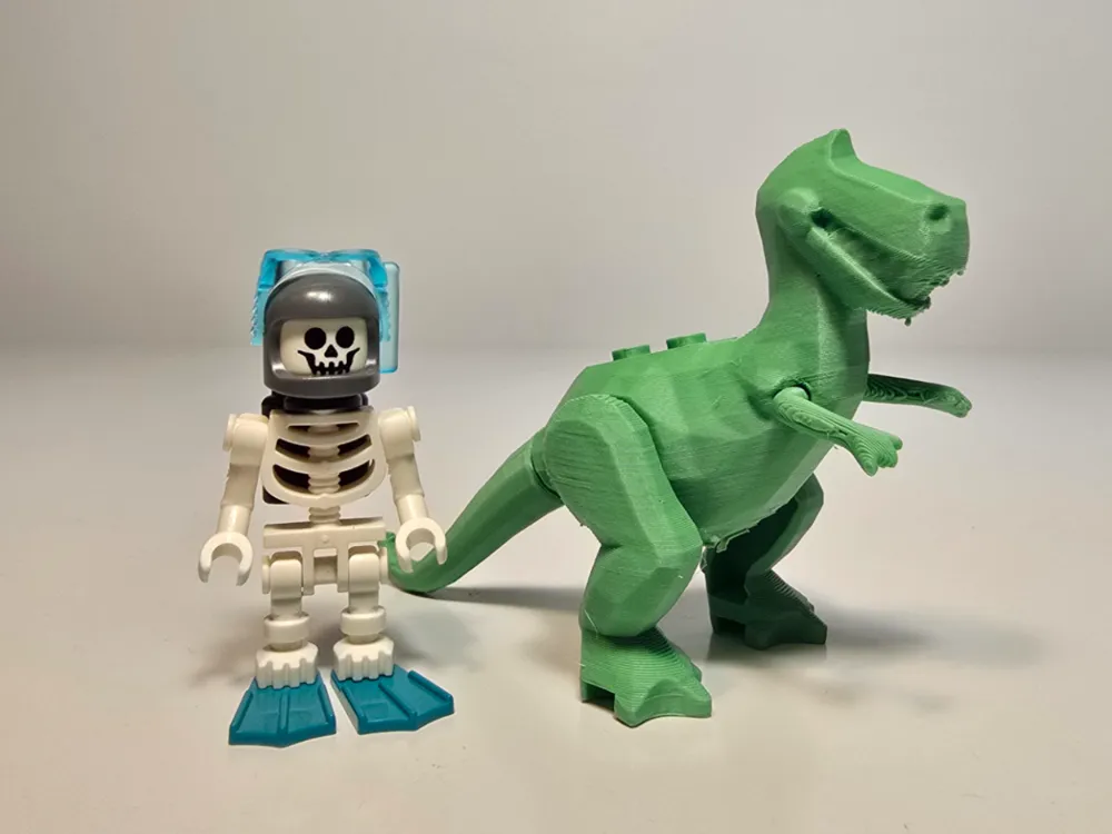 Clip o pieza de sujeción: Brick Rex - Toy Story. Referencia del modelo original.