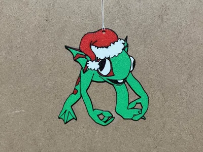Murloc Christmas Ornament Green