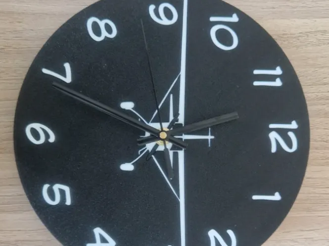 Aircraft clock Flugzeuguhr 