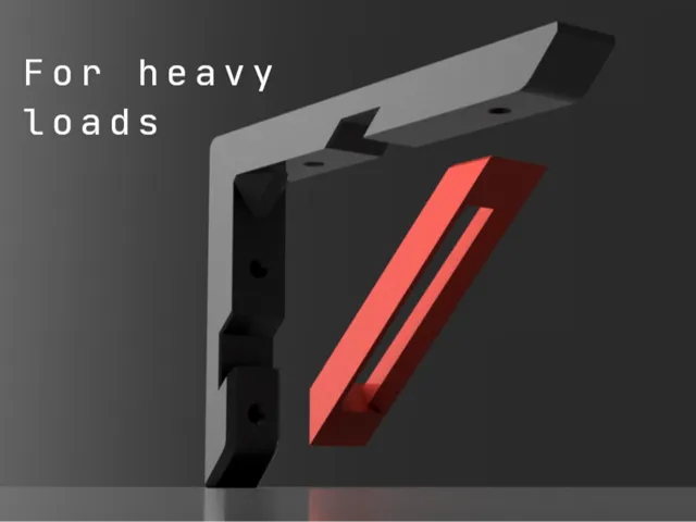 Heavy duty wall bracket