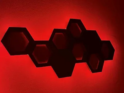 Modular Hexagon LED Wall Light