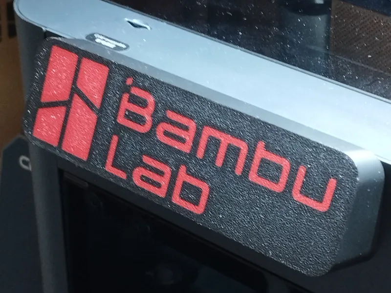 P1S Protection d'écran logo bambu lab