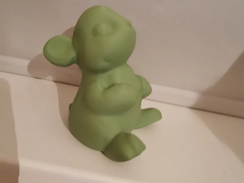 Kleiner Hasi der nach oben schaut