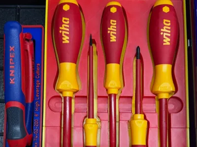 Wiha Insulated Screwdriver set #32091 Grid bin