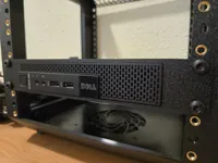 Support rack 10 pouces pour Dell Optiplex Micro (incliné 45°) — photo 2