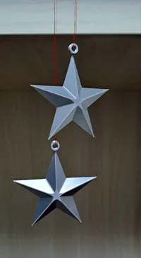 Étoile décorative pour sapin de Noël — photo 3