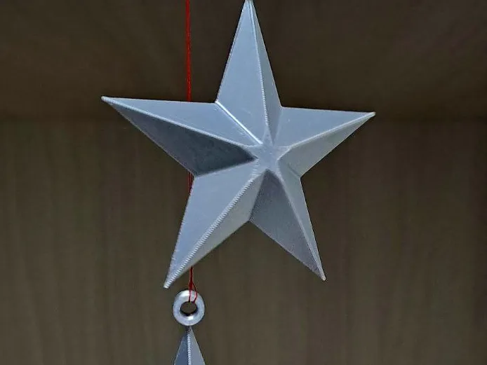 Étoile décorative pour sapin de Noël
