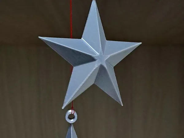 Étoile décorative pour sapin de Noël