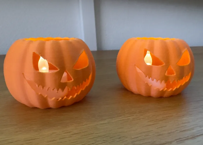 Scary Face Halloween Pumpkin
