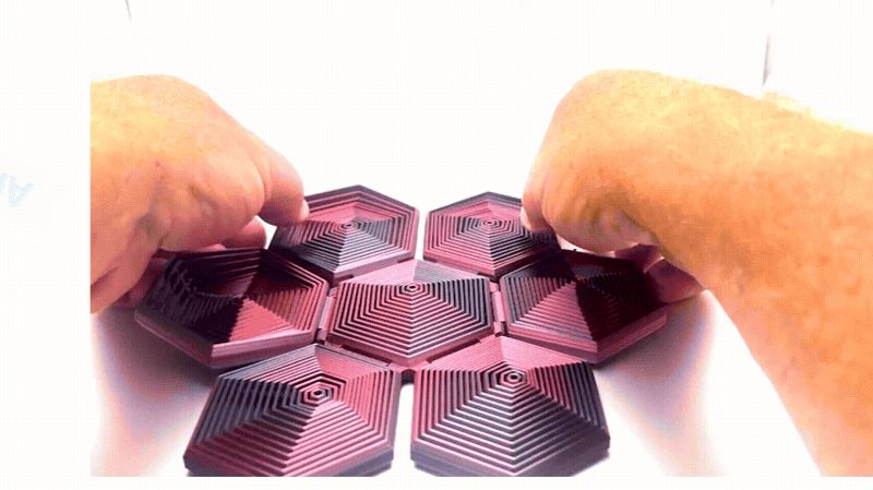 Arrayed Hex Twist Fidget!!