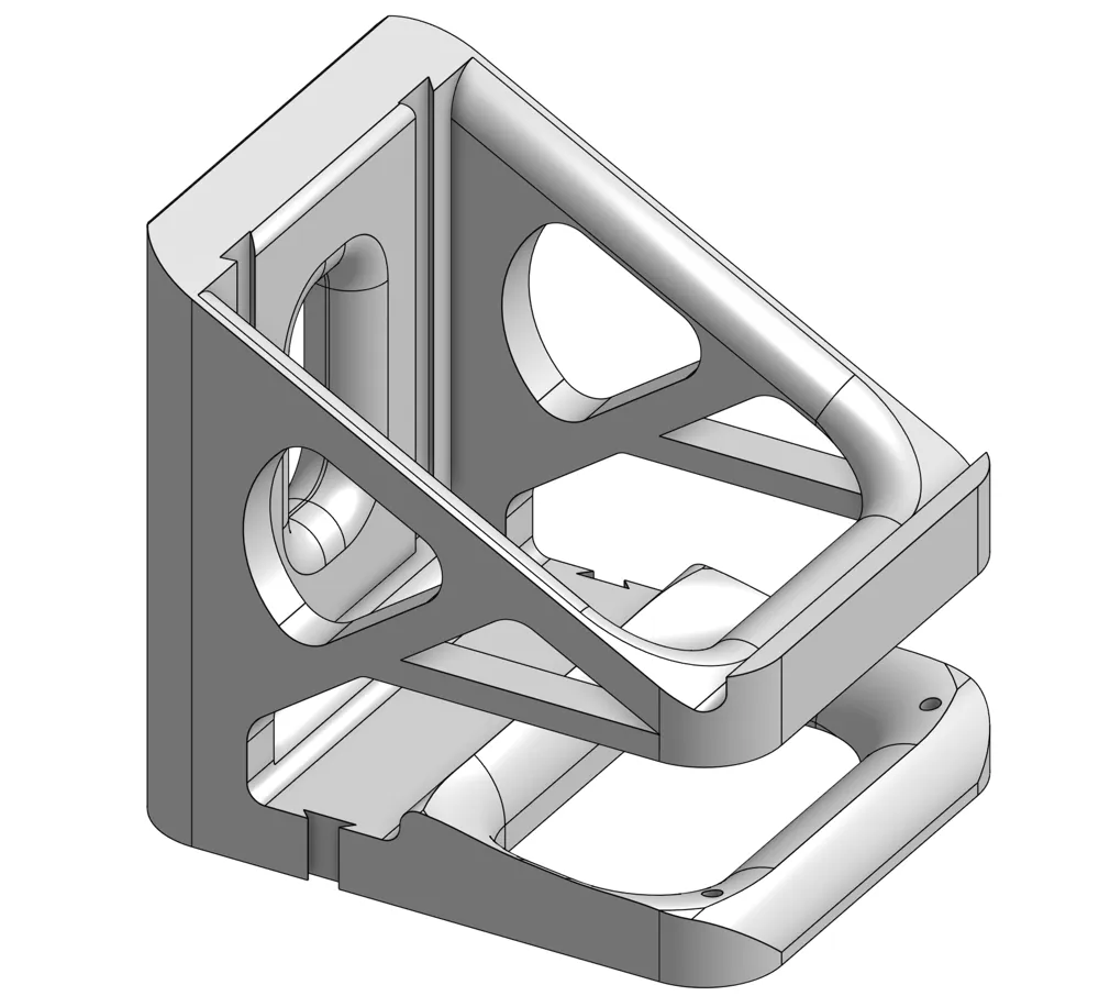 3d Printed Computer Riser Modular Laptop Riser with Keyboard Storage - Free 3D Print Model ...