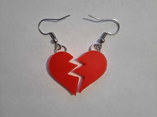 Broken Heart Earrings