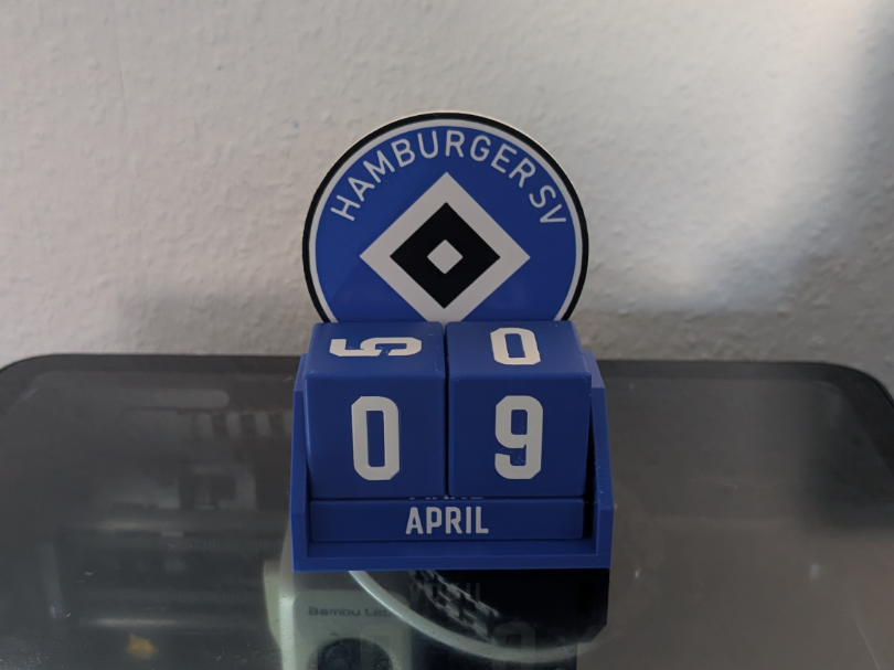 Ewiger Kalender - Hamburger SV - modular