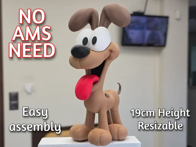 Odie (Garfield) - No AMS - Easy assembly