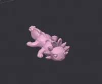 One Color Version, w Eyes - 0.2mm layer, 2 walls, 15% infill