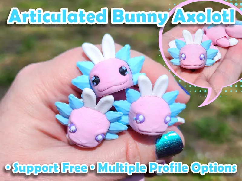 Articulated Bunny Axolotl