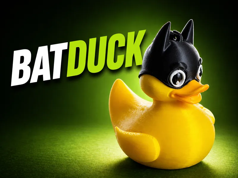 BATDUCK // Rubberduck with Batman Mask 