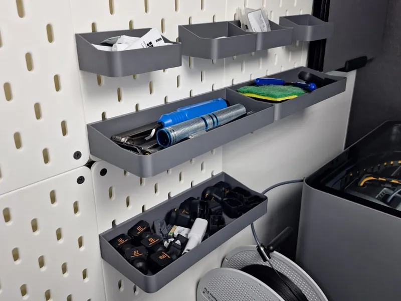 ATP Bin / Tray Storage Organizers - IKEA Skadis