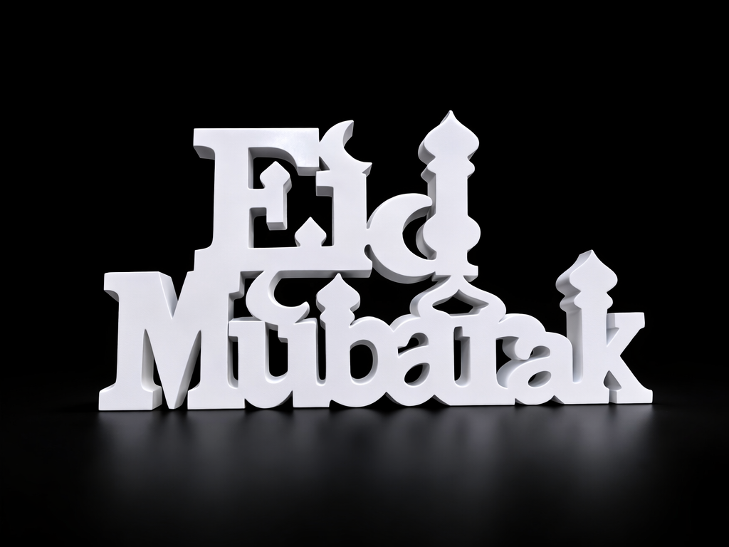 Eid Mubarak Standing Decor