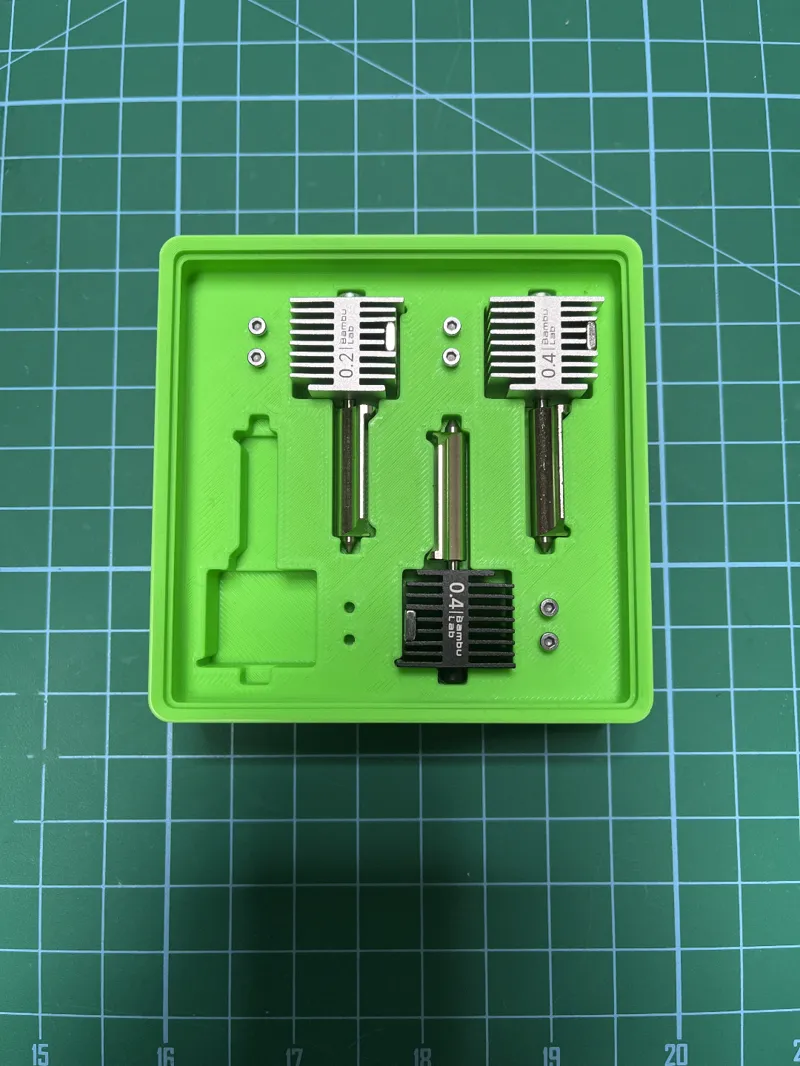 Storage solution for A1 Hotend Gridfinity