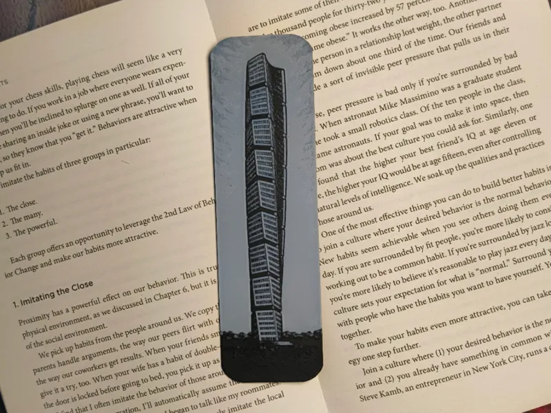 Turning Torso Malmö Bookmark
