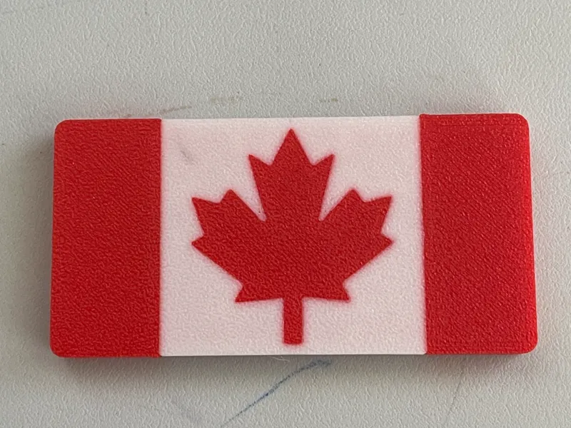 Canadian Flag Fridge Magnet