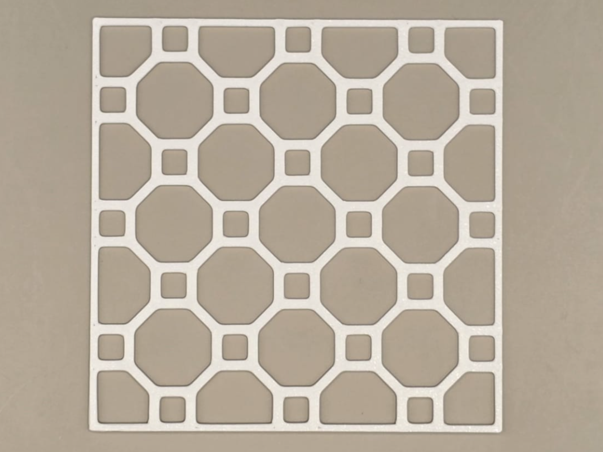 Baroque Arabic Stencil Craft