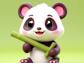 Panda - Desk Figure