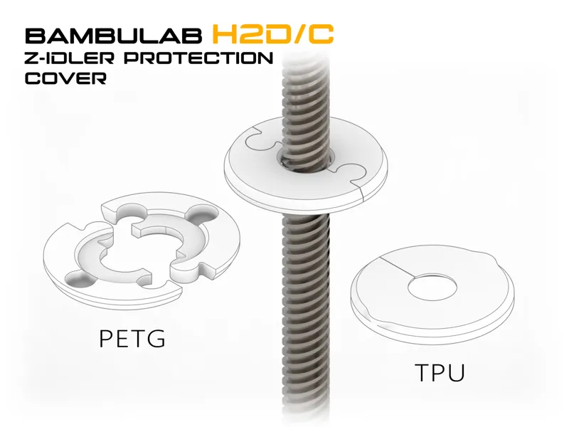 BambuLab H2D/C Z-Idler Protection Cover