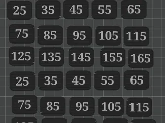 Weight Labels for Inspire FTX Functional Trainer