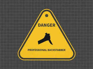 Keychain "Professional Backstabber"
