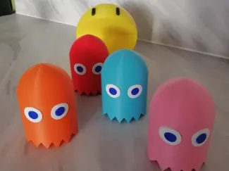 Pac Man and Ghost Set