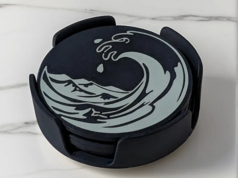 Waves Coaster set