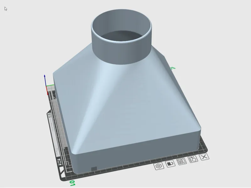 Vent VVR180 100mm Exhaust Adapter