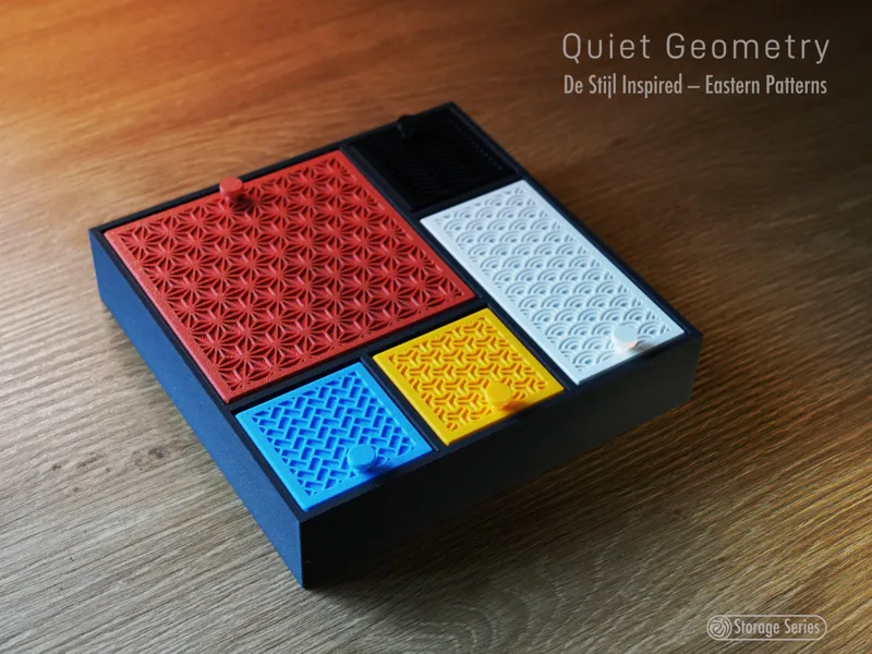 Mondrian Style Storage Box|荷兰风格派|收纳盒|储物盒|Organizer