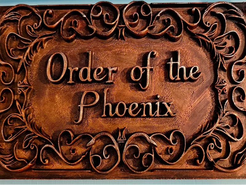 Letrero de la Orden del Fenix
