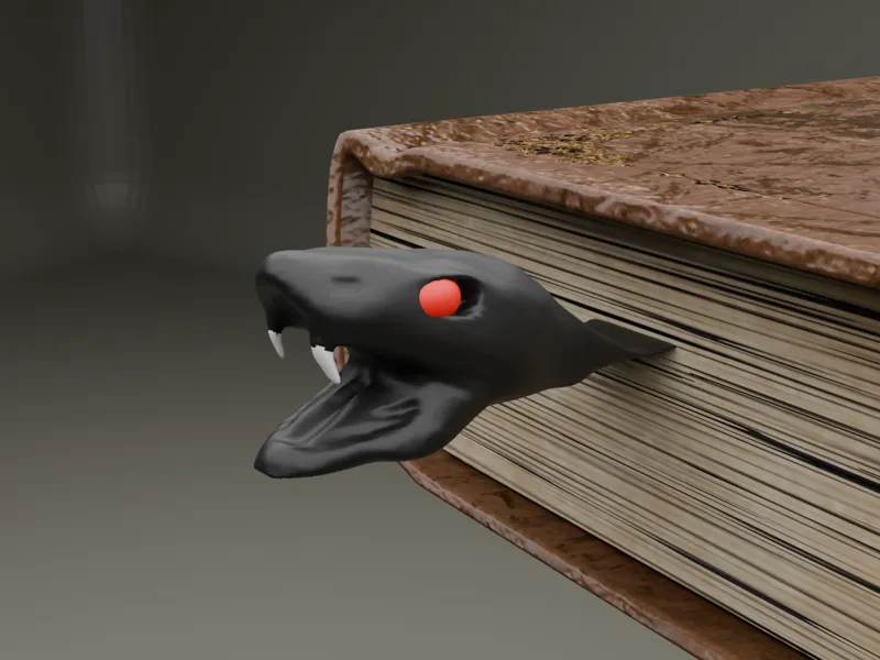 Squished Snake Bookmark