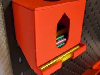 Ikea Skådis hot melt glue stick dispenser