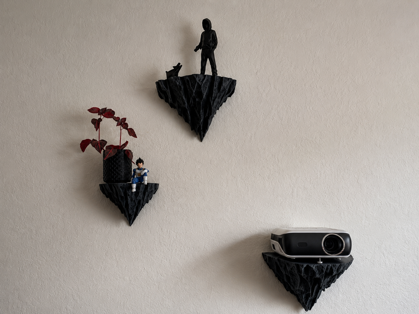 Mountain wall shelf 